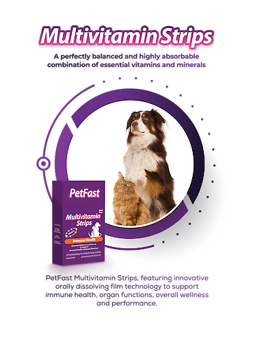 PetFast Multivitamin Strips Immune Health