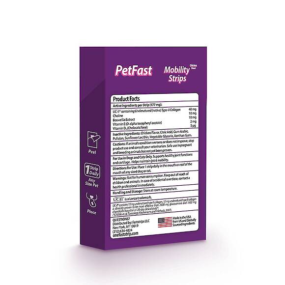 PetFast Mobility Strips Hip & Joint
