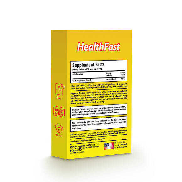 Vitamin D3 Strips